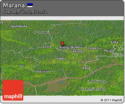 Satellite Panoramic Map of Marana