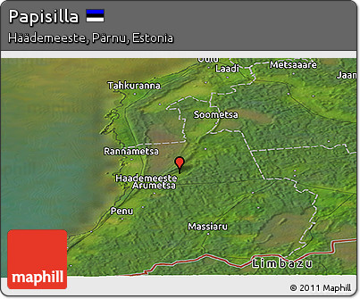 Satellite Panoramic Map of Papisilla