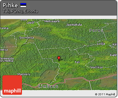 Satellite Panoramic Map of Pihke