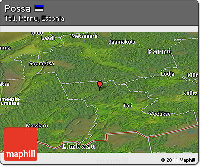 Satellite Panoramic Map of Possa