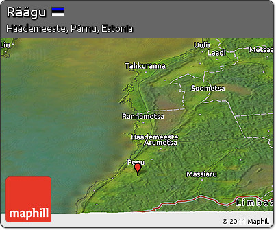 Satellite Panoramic Map of Räägu