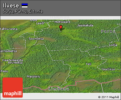 Satellite Panoramic Map of Ilvese