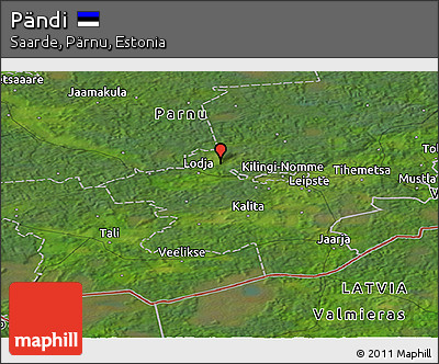 Satellite Panoramic Map of Pändi