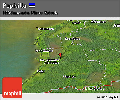 Satellite Panoramic Map of Papisilla