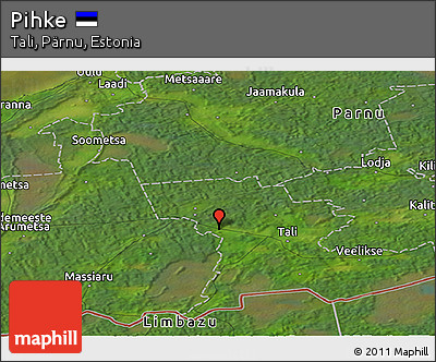 Satellite Panoramic Map of Pihke