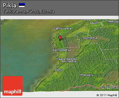 Satellite Panoramic Map of Pikla