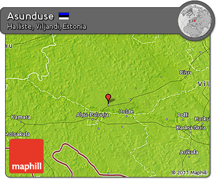 Physical 3D Map of Asunduse