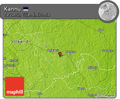 Physical 3D Map of Kannu