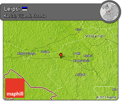 Physical 3D Map of Leipsi