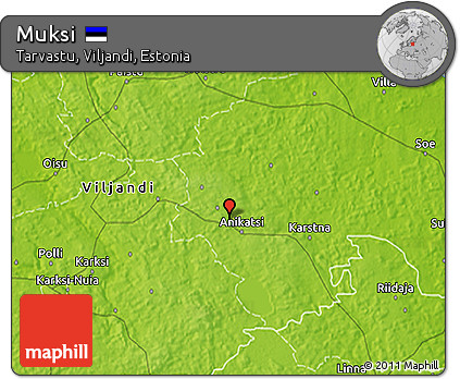 Physical 3D Map of Muksi