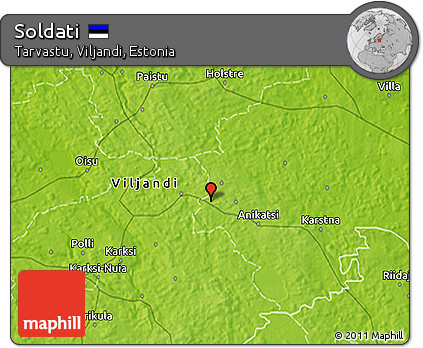 Physical 3D Map of Soldati
