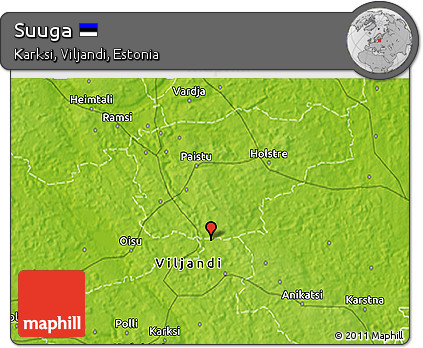 Physical 3D Map of Suuga
