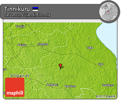 Physical 3D Map of Tinnikuru
