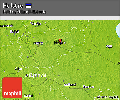 Physical 3D Map of Holstre