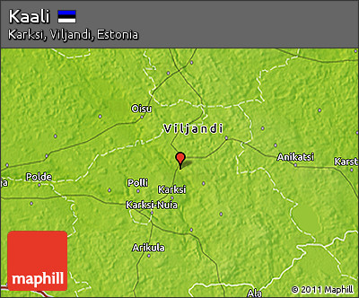 Physical 3D Map of Kaali