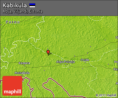 Physical 3D Map of Käbiküla