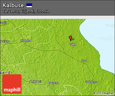 Physical 3D Map of Kalbuse