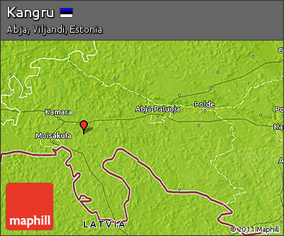 Physical 3D Map of Kangru