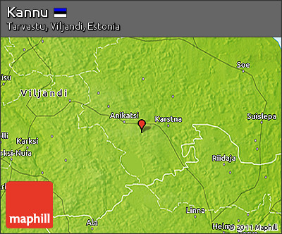 Physical 3D Map of Kannu