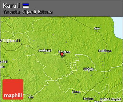 Physical 3D Map of Karuli