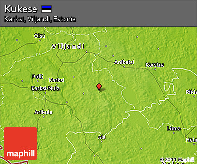 Physical 3D Map of Kukese