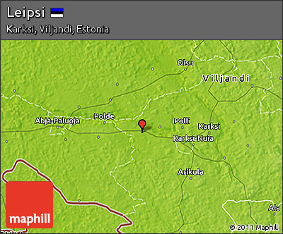 Physical 3D Map of Leipsi