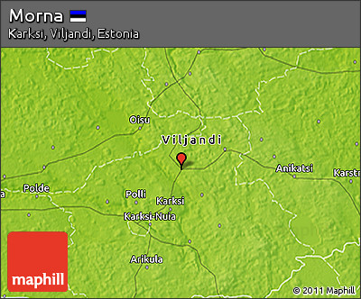 Physical 3D Map of Morna