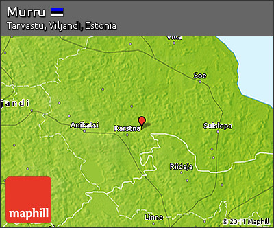 Physical 3D Map of Murru
