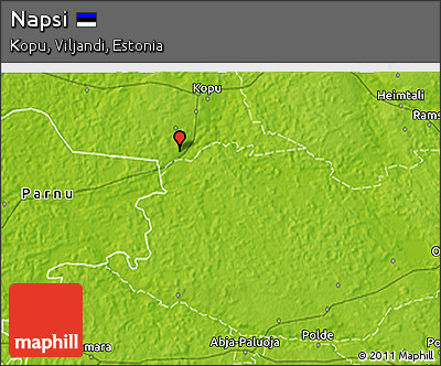 Physical 3D Map of Napsi