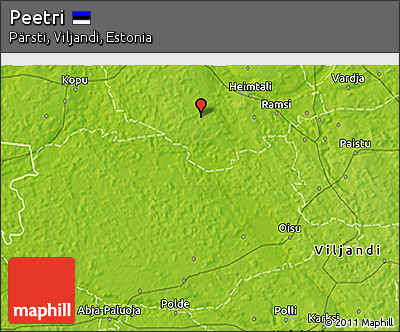 Physical 3D Map of Peetri