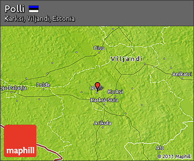 Physical 3D Map of Polli