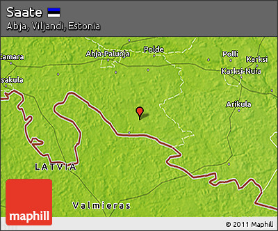 Physical 3D Map of Saate