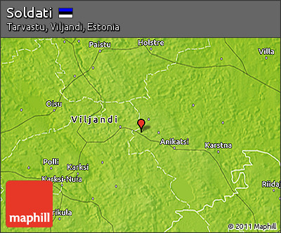 Physical 3D Map of Soldati