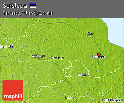 Physical 3D Map of Suislepa
