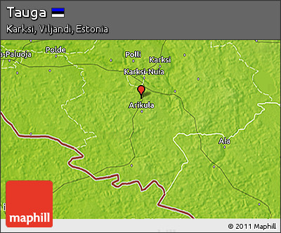 Physical 3D Map of Tauga