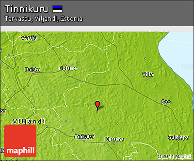 Physical 3D Map of Tinnikuru