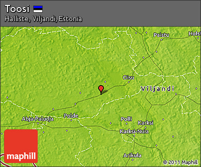 Physical 3D Map of Toosi