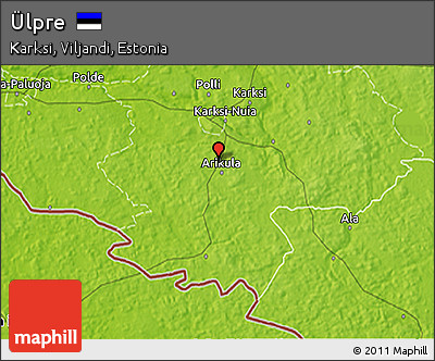 Physical 3D Map of Ülpre