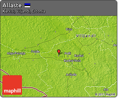 Physical 3D Map of Allaste