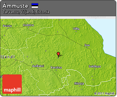 Physical 3D Map of Ämmuste