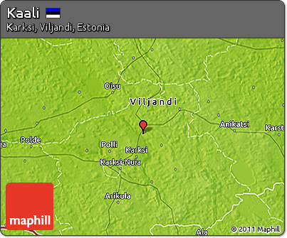 Physical 3D Map of Kaali