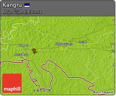 Physical 3D Map of Kangru