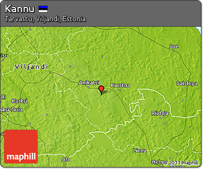 Physical 3D Map of Kannu