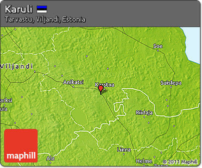 Physical 3D Map of Karuli