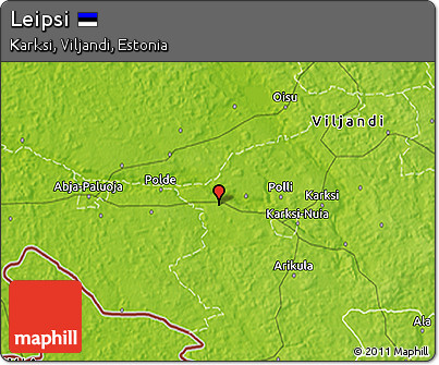 Physical 3D Map of Leipsi