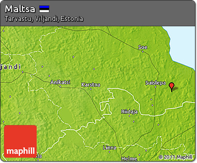 Physical 3D Map of Maltsa