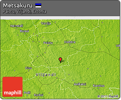 Physical 3D Map of Metsakuru
