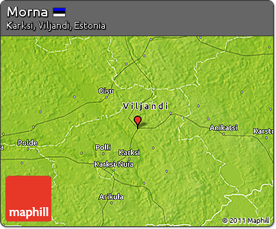 Physical 3D Map of Morna