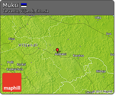 Physical 3D Map of Muksi
