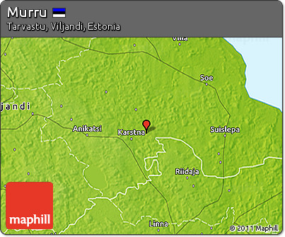 Physical 3D Map of Murru